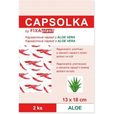 FIXAplast CAPSOLKA kapsaicínová nápl.13 x 18 cm 2 ks – Zboží Dáma