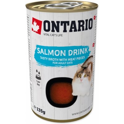Ontario Cat Drink Salmon 135 g – Hledejceny.cz