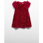 Abel & Lula šaty s flitry červené – Zboží Mobilmania