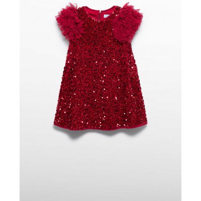 Abel & Lula šaty s flitry červené – Zboží Mobilmania