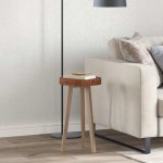 Omaxi 788757 Deska stolu Tmavě hnědá 30 x 4 cm (kruh) Pevné dubové dřevo – Zboží Dáma