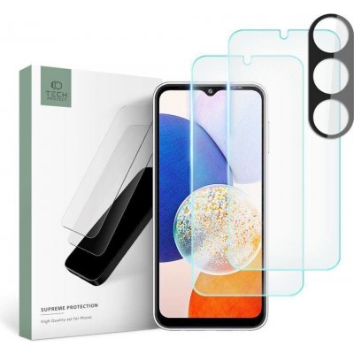 Pouzdro Tech-protect Supreme Set Samsung Galaxy A54 5G Clear [2+1 PACK] – Zboží Mobilmania