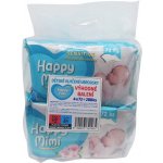 Happy Mimi Dětské vlhčené ubrousky Sensitive 4 x 72 ks – Hledejceny.cz