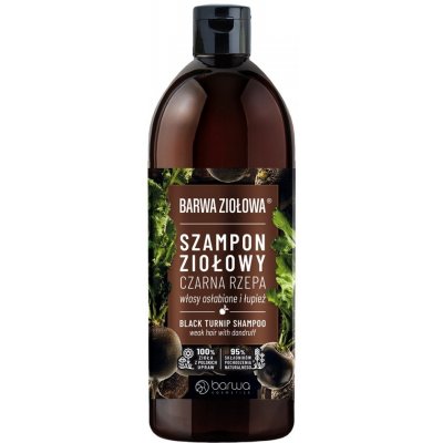 Barwa bylinný šampón na oslabené vlasy a lupiny Čierna repa 480 ml