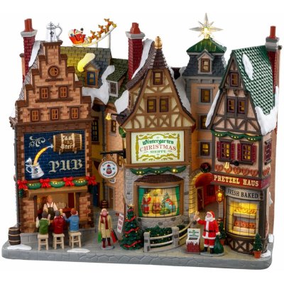 Lemax Vánoční dekorace Wintergarten Lane 28,2 x 31 x 11,5 cm – Hledejceny.cz