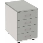 Hobis K 34 C P 4 zásuvky podél 60 cm šedá bílá – Hledejceny.cz