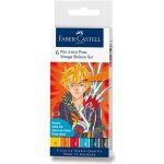 Faber-Castell 6715 Shojo popisovač Pitt Artist Pen Manga 6 ks – Zboží Mobilmania