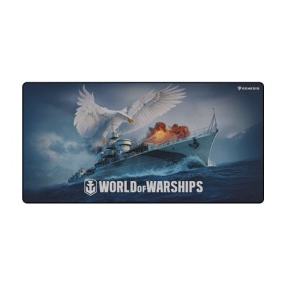 Herní podložka pod myš Genesis CARBON 500 WORLD of WARSHIPS, MAXI 90x45cm, NPG-1739 – Zboží Mobilmania