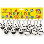 Přívěsek na klíče Panda 6 cm gumová – Zboží Mobilmania