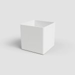 Artevasi Květináč OSLO čtvercový 11cm plast bílá – Sleviste.cz