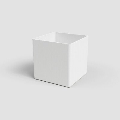 Artevasi Květináč OSLO čtvercový 11cm plast bílá – Sleviste.cz