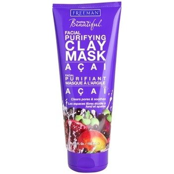 Freeman jílová pleťová maska s plody acai Facial Purifying Clay Mask 150 ml