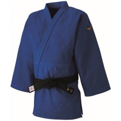 MIZUNO Japonské kimono IJF - kabát MODRÝ