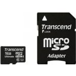 Transcend microSDHC 16 GB UHS-I U1 TS16GUSDHC10U1 – Zbozi.Blesk.cz