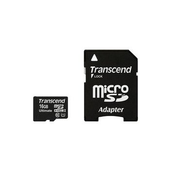 Transcend microSDHC 16 GB UHS-I U1 TS16GUSDHC10U1