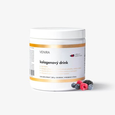 Venira kolagenový drink pro vlasy nehty a pleť lesní plody 189 g 30 dávek – Hledejceny.cz