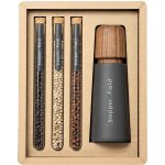 .pepper..field Sada zkumavek s Kampotským pepřem se skandinávským mlýnkem dárková sada v krabičce 3 x 10 g – Hledejceny.cz