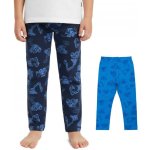 Chlapecké legíny s bagry a traktory Tmavěmodrá modrá – Zboží Mobilmania