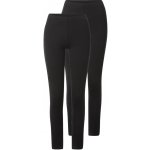 esmara Dámské legíny s BIO bavlnou 2 kusy černá – Zboží Dáma