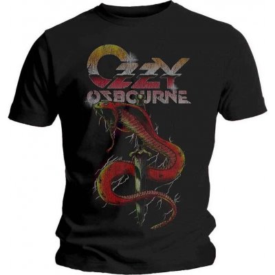 Ozzy Osbourne tričko Vintage Snake Black – Sleviste.cz