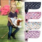 Deka HKM Hobby Horsing Print modrá – Sleviste.cz