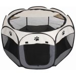 Merco Pet Octagonal ohrádka pro psy červená-černá varianta 42943 – Zbozi.Blesk.cz