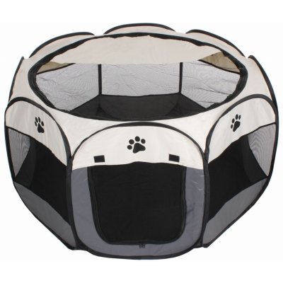 Merco Pet Octagonal ohrádka pro psy červená-černá varianta 42943 – Zbozi.Blesk.cz