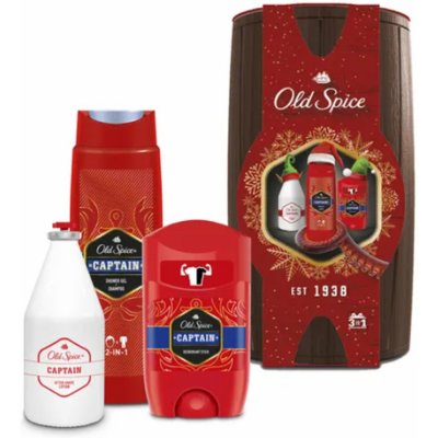 Old Spice Captain deostick 50 ml + sprchový gel 250 ml + voda po holení 100 ml + barel dárková sada