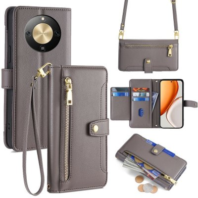 VSECHNONAMOBIL 134274 PASTEL Peněženkové pouzdro pro Honor Magic8 Lite šedé – Sleviste.cz