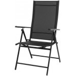 Vikio Zahradní polohovací židle V130 černá – Zbozi.Blesk.cz