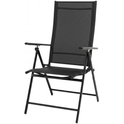 Vikio Zahradní polohovací židle V130 černá – Zbozi.Blesk.cz