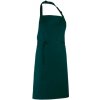 Zástěra Premier Workwear Klasická zástěra za krk PR150 Peacock Pantone 7477 72x86cm