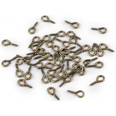 Šroubovací očko 10 mm, velké, 2 staromosaz – Hledejceny.cz