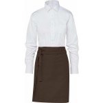 SG Accessories - BISTRO Krátká číšnická zástěra Brussels s pevným páskem 78 x 52 cm Hnědá – Hledejceny.cz