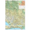 Nástěnné mapy Gizi Map Srbsko, Kosovo, Černá Hora - nástěnná mapa 81 x 118 cm Varianta: bez rámu v tubusu, Provedení: laminovaná mapa v lištách