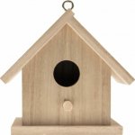 Stafil Dřevěná ptačí budka 12,5 × 12 × 9,4 cm – Sleviste.cz