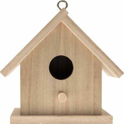 Stafil Dřevěná ptačí budka 12,5 × 12 × 9,4 cm – Sleviste.cz