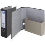 Emba - A4, kartonový, černý hřbet 7,5 cm, mramorovaný – Zboží Živě