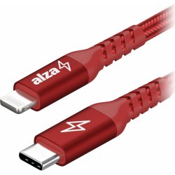 AlzaPower APW-CBMFI94005S AluCore USB-C to Lightning MFi, 0,5m, stříbrný