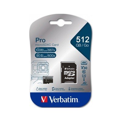 Verbatim MicroSD 512GB 47046 – Zboží Mobilmania