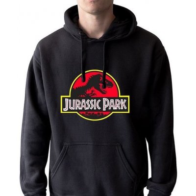 ABYstyle Mikina Jurský park Logo černá – Hledejceny.cz