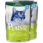 Plaisir Cat losos & treska 100 g – Sleviste.cz