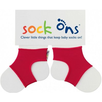 Sock Ons® elastický návlek na ponožky Bright Red – Zboží Mobilmania