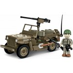 COBI 3133 World War II Americký ozbrojený terénní automobil Jeep Willys MB – Zboží Dáma