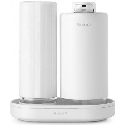 Sada dávkovačů na mýdlo/saponát Brabantia SINKSTYLE 2x200ml bílé – Zboží Dáma