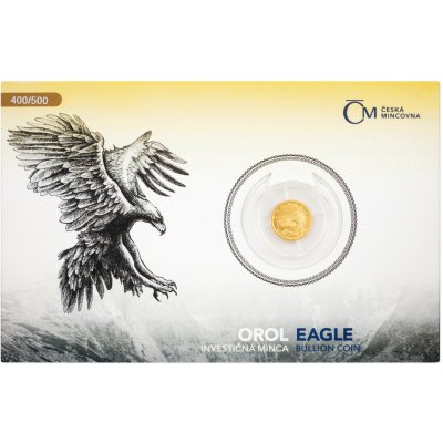 Česká mincovna Zlatá mince Orel 2024 stand 1/25 oz – Zboží Dáma