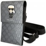 Pouzdro Karl Lagerfeld Ikonik Karl Monogram Phone Bag černé – Hledejceny.cz