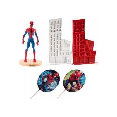 Figurka na dort Spiderman a město Dekora – Zboží Mobilmania