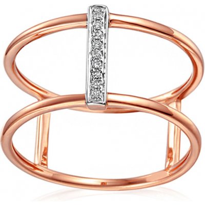 Carmel dvojitý zlatý prsten s diamanty IZBR414R od 9 737 Kč - Heureka.cz