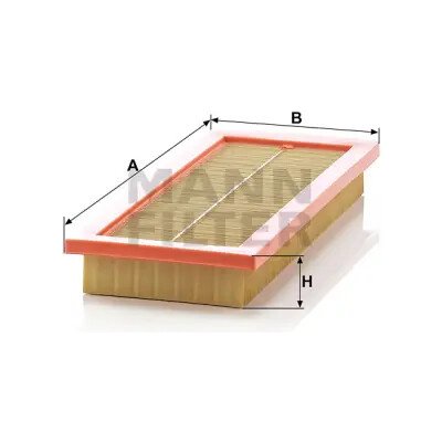 MANN FILTER Vzduchový filtr C 3495 – Hledejceny.cz